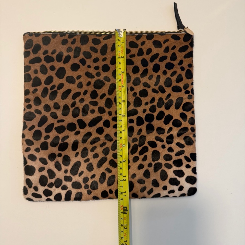 Clare V Foldover Leopard Clutch - Picture 3 of 7